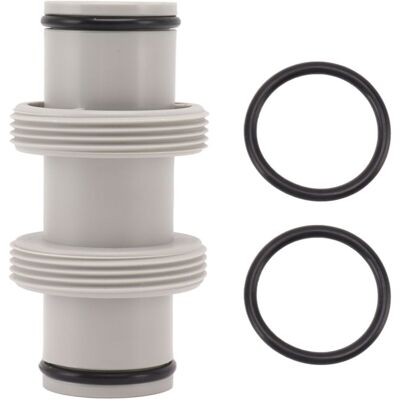 Melissa Adaptateur De Tuyau De Piscine, Raccord Droit De 3,8 Cm À 3,8 Cm, Raccord Fileté Pour Intex,de Debuns - Publicité Melissa Adaptateur De Tuyau De Piscine, Raccord Droit De 3,8 Cm À 3,8 Cm, Raccord Fileté Pour Intex,de Debuns - Publicité