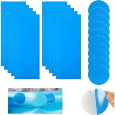 URSUS Rustine Piscine Kit De Réparation Patchs De Réparation Auto Adhésifs Pvc Patch Liner Piscine Pour Piscines Matelas 20 Pièces - Publicité URSUS Rustine Piscine Kit De Réparation Patchs De Réparation Auto Adhésifs Pvc Patch Liner Piscine Pour Piscines Matelas 20 Pièces - Publicité