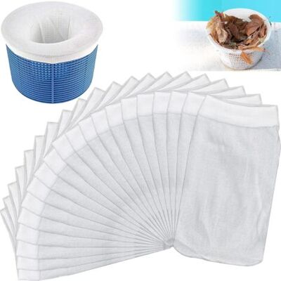 KOMIRO 20pcs Chaussettes De Skimmer De Piscine Pool Skimmer Socks Chaussette Filtrante Piscine Pour Skimmer Piscine Hors Sol Pour Attraper Les Feuilles D'Arbre Piscine Protégez La Piscine Propre - Publicité KOMIRO 20pcs Chaussettes De Skimmer De Piscine Pool Skimmer Socks Chaussette Filtrante Piscine Pour Skimmer Piscine Hors Sol Pour Attraper Les Feuilles D'Arbre Piscine Protégez La Piscine Propre - Publicité
