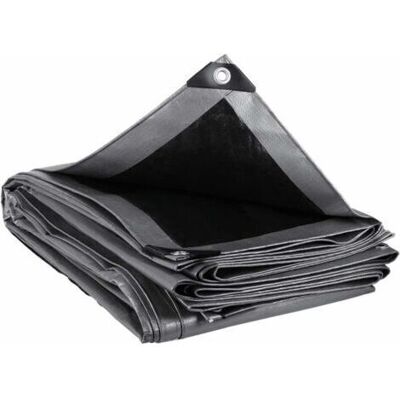 BARKBUSTERS Bâche De Protection Pe, Couverture Étanche Bâche 3x6m 280g/m², Bâche Étanche Et Indéchirable Avec Oeillets, Pour Mobilier De Jardin, Bois, Piscine Et Voiture, Gris+ Nior - Publicité BARKBUSTERS Bâche De Protection Pe, Couverture Étanche Bâche 3x6m 280g/m², Bâche Étanche Et Indéchirable Avec Oeillets, Pour Mobilier De Jardin, Bois, Piscine Et Voiture, Gris+ Nior - Publicité