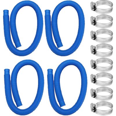 RICEEL Tuyau De Remplacement Pour Pompe De Piscine, Tuyau De Filtre À Sable De Vidange De Piscine, Ensemble De Tuyaux De Raccordement Pour Filtre À Sable (bleu) - Publicité RICEEL Tuyau De Remplacement Pour Pompe De Piscine, Tuyau De Filtre À Sable De Vidange De Piscine, Ensemble De Tuyaux De Raccordement Pour Filtre À Sable (bleu) - Publicité