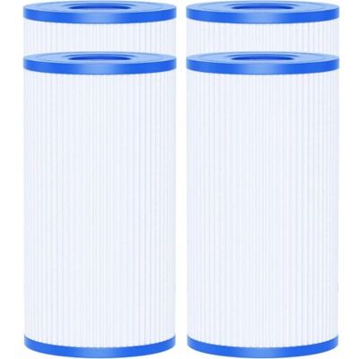 ABYSSE Lot De 4 Filtre De Piscine Type A Ou C Compatible Avec 29000e/59900e, Easy Set Cartouches Filtrantes De Piscine, 203mm X 106mm Filtres De Piscine Hors Sol - Publicité ABYSSE Lot De 4 Filtre De Piscine Type A Ou C Compatible Avec 29000e/59900e, Easy Set Cartouches Filtrantes De Piscine, 203mm X 106mm Filtres De Piscine Hors Sol - Publicité