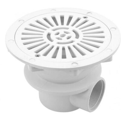 Andiamo Accessoire Pour Piscine Grille De Drainage À Fond Rond Pour Piscines En Béton - Diamètre 21 Cm - Blanc - Publicité Andiamo Accessoire Pour Piscine Grille De Drainage À Fond Rond Pour Piscines En Béton - Diamètre 21 Cm - Blanc - Publicité