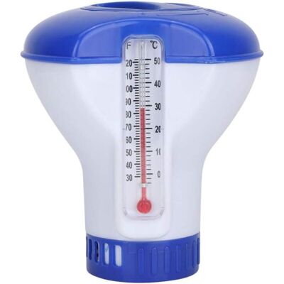 OEM Flotteur De Chlore De Piscine Pour Pastilles De Chlore, Diffuseur De Chlore Flottant Avec Thermomètre D'Eau De Piscine, Flotteur De Pastilles De Chlore De Piscine Durable, Adapté Au Nettoyage Des Pisc - Publicité OEM Flotteur De Chlore De Piscine Pour Pastilles De Chlore, Diffuseur De Chlore Flottant Avec Thermomètre D'Eau De Piscine, Flotteur De Pastilles De Chlore De Piscine Durable, Adapté Au Nettoyage Des Pisc - Publicité
