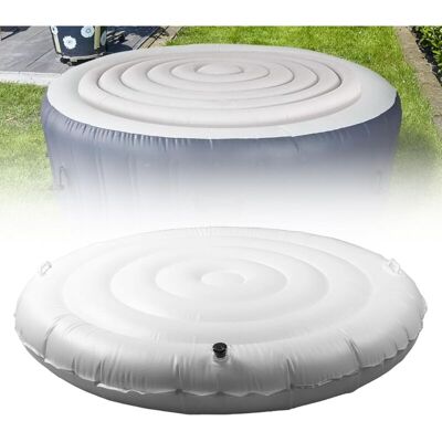 XISRENS Couverture Gonflable De Spa, Couvercle Pliable À Économie D'Énergie, Couvertures De Remplacement Pour Spas Gonflables Ronds Extérieurs - Publicité XISRENS Couverture Gonflable De Spa, Couvercle Pliable À Économie D'Énergie, Couvertures De Remplacement Pour Spas Gonflables Ronds Extérieurs - Publicité