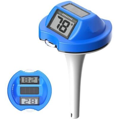URSUS Thermomètre De Piscine À Double Écran, Facile À Lire, Flottant, Avec Affichage Numérique, Étanchéité Ip68, Alimentation En Énergie Solaire, Bleu Foncé - Publicité URSUS Thermomètre De Piscine À Double Écran, Facile À Lire, Flottant, Avec Affichage Numérique, Étanchéité Ip68, Alimentation En Énergie Solaire, Bleu Foncé - Publicité