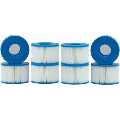 SANS MARQUE Lot De 8 Cartouches Intex De Type S1 Pour Filtre À Jacuzzi, Cartouches De Rechange Pour Intex S1, Cartouche Filtrante De Type S1, Filtre De Piscine Pour Jardin, Piscine, Spa, Baignoire - Publicité SANS MARQUE Lot De 8 Cartouches Intex De Type S1 Pour Filtre À Jacuzzi, Cartouches De Rechange Pour Intex S1, Cartouche Filtrante De Type S1, Filtre De Piscine Pour Jardin, Piscine, Spa, Baignoire - Publicité