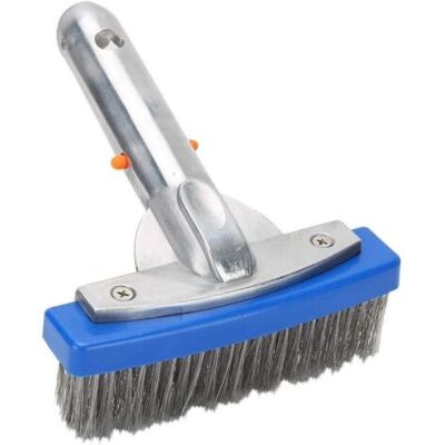ABYSSE 5in Acier Inoxydable Fil Piscine Algues Nettoyage Brosse Balai Plancher Mur Brosses Tête - Publicité ABYSSE 5in Acier Inoxydable Fil Piscine Algues Nettoyage Brosse Balai Plancher Mur Brosses Tête - Publicité