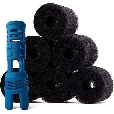 Scotch Buse Anti-projection Avec 6 Brosses En Mousse Pour Robot Piscine Polaris 280, Équivalent Tail Sweep Pro Tsp10s, - Publicité Scotch Buse Anti-projection Avec 6 Brosses En Mousse Pour Robot Piscine Polaris 280, Équivalent Tail Sweep Pro Tsp10s, - Publicité