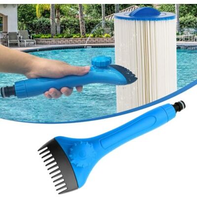ABYSSE Brosse De Nettoyage Pour Filtre De Piscine, Filtre Anti-brûlure Et Anti-salissures Avec Bouton De Réglage Pour Nettoyer Le Filtre De Spa, Piscine, Jacuzzi - Publicité ABYSSE Brosse De Nettoyage Pour Filtre De Piscine, Filtre Anti-brûlure Et Anti-salissures Avec Bouton De Réglage Pour Nettoyer Le Filtre De Spa, Piscine, Jacuzzi - Publicité