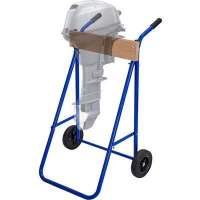 Relaxdays Support Chariot Pour Moteur Hors-bord, Stockage & Transport, Moteur À Arbre Long Jusqu'à 100 Kg, Acier, Bleu - Publicité Relaxdays Support Chariot Pour Moteur Hors-bord, Stockage & Transport, Moteur À Arbre Long Jusqu'à 100 Kg, Acier, Bleu - Publicité