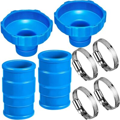 Vision Kit Adaptateur De Tuyau D'Aspirateur De Piscine Compatible Avec L'Adaptateur Intex B, Pour Piscines Hors Sol, Aspirateur De Surface, Écumoire, Petite Crépine - Publicité Vision Kit Adaptateur De Tuyau D'Aspirateur De Piscine Compatible Avec L'Adaptateur Intex B, Pour Piscines Hors Sol, Aspirateur De Surface, Écumoire, Petite Crépine - Publicité