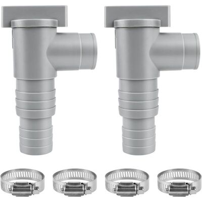 PELTOR 2 Pcs Vanne D'Arrêt Piscine 32mm Vanne D'Entretien Pour Piscine Avec 4 Colliers De Serrage Accessoires D'Entretien Pour Piscine Hors Sol - Publicité PELTOR 2 Pcs Vanne D'Arrêt Piscine 32mm Vanne D'Entretien Pour Piscine Avec 4 Colliers De Serrage Accessoires D'Entretien Pour Piscine Hors Sol - Publicité