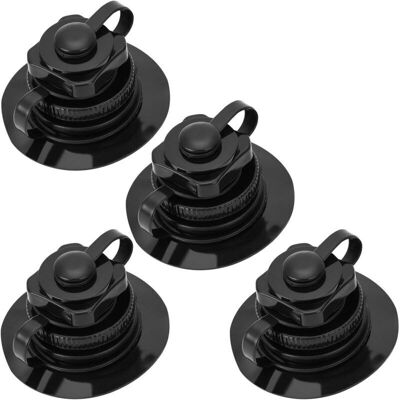 PELTOR Valves Boston 4 Pièces, Valve D'Air Universelle Unidirectionnelle Pour Bateaux Gonflables, Radeaux, Kayaks, Piscines, Bateaux, Matelas Pneumatiques, Noires - Publicité PELTOR Valves Boston 4 Pièces, Valve D'Air Universelle Unidirectionnelle Pour Bateaux Gonflables, Radeaux, Kayaks, Piscines, Bateaux, Matelas Pneumatiques, Noires - Publicité