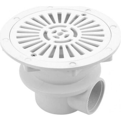 Andiamo Accessoire Pour Piscine Grille De Drainage À Fond Rond Pour Piscines En Béton - Diamètre 21 Cm - Blanc - Publicité Andiamo Accessoire Pour Piscine Grille De Drainage À Fond Rond Pour Piscines En Béton - Diamètre 21 Cm - Blanc - Publicité