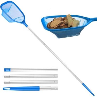 ABYSSE Épuisette De Piscine Avec Perche En Aluminium Réglable 63-153cm – Maille Fine 13cm De Profondeur – Lot De 4 Pièces Pour Nettoyage Efficace - Publicité ABYSSE Épuisette De Piscine Avec Perche En Aluminium Réglable 63-153cm – Maille Fine 13cm De Profondeur – Lot De 4 Pièces Pour Nettoyage Efficace - Publicité
