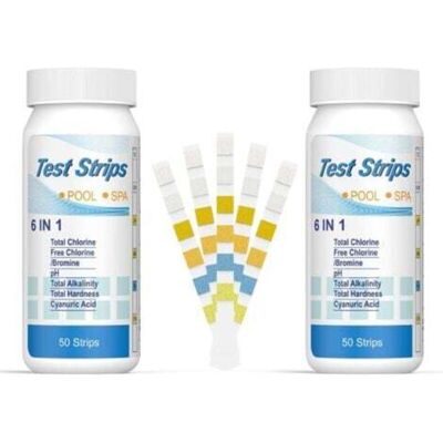 Scotch Aiperq 6 En 1 Bandelettes Piscine Brome Spa, Languettes Ph Piscine Bandes Test Qualité D'Eau Sur Chlore Brome Alcalinité Acide Cyanurique Dureté Du Liquide Testeur Générale (100pcs) - Publicité Scotch Aiperq 6 En 1 Bandelettes Piscine Brome Spa, Languettes Ph Piscine Bandes Test Qualité D'Eau Sur Chlore Brome Alcalinité Acide Cyanurique Dureté Du Liquide Testeur Générale (100pcs) - Publicité