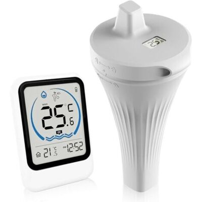 ABYSSE Thermometre Piscine, Thermomètre De Piscine Sans Fil Étanche Ip68, Thermomètre Piscine Flottant Sans Fil Thermometre D'Eau Intérieur Extérieur Pour Aquariums, Baignoires, Étangs - Publicité ABYSSE Thermometre Piscine, Thermomètre De Piscine Sans Fil Étanche Ip68, Thermomètre Piscine Flottant Sans Fil Thermometre D'Eau Intérieur Extérieur Pour Aquariums, Baignoires, Étangs - Publicité
