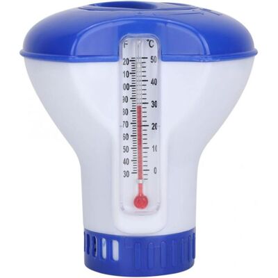 PELTOR Distributeur De Chlore Flottant De 5 Pouces, Flotteur Chimique Réglable Pour Piscines Intérieures Et Extérieures - Publicité PELTOR Distributeur De Chlore Flottant De 5 Pouces, Flotteur Chimique Réglable Pour Piscines Intérieures Et Extérieures - Publicité