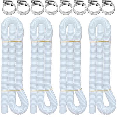 Vision Tuyaux De Piscine Hors Sol, Lot De 4, 3,2 X 150 Cm, Compatibles Avec Les Pompes De Filtration Intex 607 Et 637, Avec 8 Colliers De Serrage Métalliques. Publicité Vision Tuyaux De Piscine Hors Sol, Lot De 4, 3,2 X 150 Cm, Compatibles Avec Les Pompes De Filtration Intex 607 Et 637, Avec 8 Colliers De Serrage Métalliques. Publicité