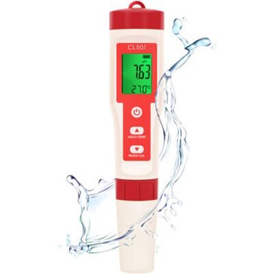 ABYSSE Ph Mètre Numérique 5 En 1 Testeur Ph Électronique Pour Eau Avec Écran Lcd – Mesure Ph, Orp, Ha2, Temp, Pour Piscine, Aquarium, Hydroponie Et Spa - Publicité ABYSSE Ph Mètre Numérique 5 En 1 Testeur Ph Électronique Pour Eau Avec Écran Lcd – Mesure Ph, Orp, Ha2, Temp, Pour Piscine, Aquarium, Hydroponie Et Spa - Publicité