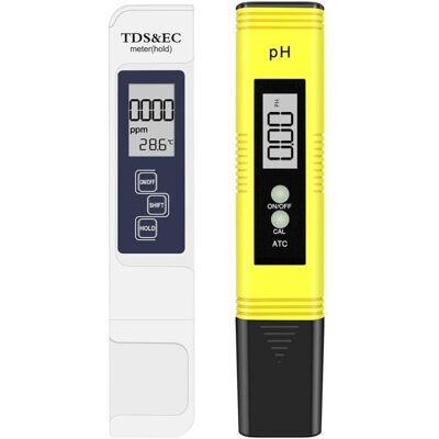 MOXIE Testeur Ph Mètre, Eletorot Test De Ph Pour Piscines Mesurant Tds Ph Ec Température Testeur De L'Eau Ph De Qualité Pour Eau Potable, Piscine, Aquariums, Boissons, Hydroponie - Publicité MOXIE Testeur Ph Mètre, Eletorot Test De Ph Pour Piscines Mesurant Tds Ph Ec Température Testeur De L'Eau Ph De Qualité Pour Eau Potable, Piscine, Aquariums, Boissons, Hydroponie - Publicité