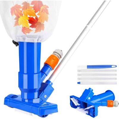 ABYSSE Aspirateur De Piscine - Aspirateur De Sol Avec Brosse Et Perches Épaisses - Aspirateur De Piscine - Aspirateur Portable Pour Piscine, Spa, Étang, Jacuzzi, Fontaine - Publicité ABYSSE Aspirateur De Piscine - Aspirateur De Sol Avec Brosse Et Perches Épaisses - Aspirateur De Piscine - Aspirateur Portable Pour Piscine, Spa, Étang, Jacuzzi, Fontaine - Publicité