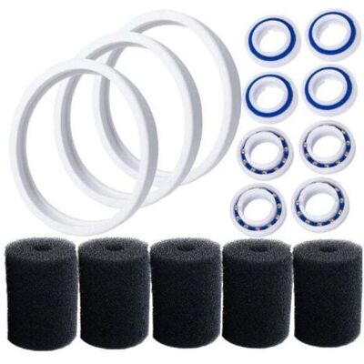 ABYSSE C10 Pneumatiques Adaptables De Rechange Compatible Avec Polaris 180 280 360 380 Robot Nettoyeur Piscine Avec C60 Roulements À Billes De Roue Et 9-100-3105 Épurateur De Tuyau De Balayage - Publicité ABYSSE C10 Pneumatiques Adaptables De Rechange Compatible Avec Polaris 180 280 360 380 Robot Nettoyeur Piscine Avec C60 Roulements À Billes De Roue Et 9-100-3105 Épurateur De Tuyau De Balayage - Publicité