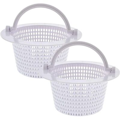 Andiamo Panier Rond Pour Skimmer De Piscine Hors Sol – Lot De 2 – Poignée Intégrée Pour Retrait Facile – Diamètre 16 Cm – Plastique Robuste - Publicité Andiamo Panier Rond Pour Skimmer De Piscine Hors Sol – Lot De 2 – Poignée Intégrée Pour Retrait Facile – Diamètre 16 Cm – Plastique Robuste - Publicité