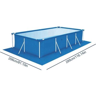 FANGMEDIA Tapis De Piscine Rectangulaire, Tapis De Sol Pour Piscine Carrée, Bâche De Sol Rectangulaire Pour Piscine, Couverture De Sol Pliable Pour Piscine Tubulaire, Pataugeoire, Spa - Publicité FANGMEDIA Tapis De Piscine Rectangulaire, Tapis De Sol Pour Piscine Carrée, Bâche De Sol Rectangulaire Pour Piscine, Couverture De Sol Pliable Pour Piscine Tubulaire, Pataugeoire, Spa - Publicité