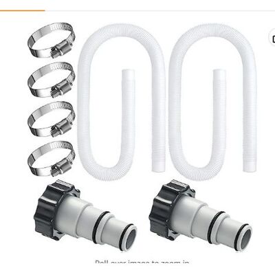 ABYSSE Kit De Remplacement Pour Tuyau De Filtre De Piscine - Publicité ABYSSE Kit De Remplacement Pour Tuyau De Filtre De Piscine - Publicité