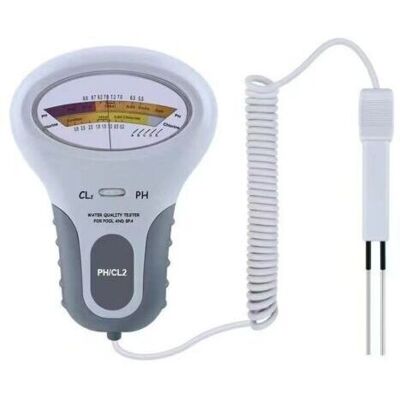 BARKBUSTERS Pc102 Cl2 & Ph Détecteur De Qualité De L'Eau De Piscine Ph Analyseur De Qualité De L'Eau Portable Testeur De Chlore Résiduel De Piscine - Publicité BARKBUSTERS Pc102 Cl2 & Ph Détecteur De Qualité De L'Eau De Piscine Ph Analyseur De Qualité De L'Eau Portable Testeur De Chlore Résiduel De Piscine - Publicité
