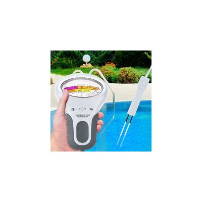 OEM Testeur De Qualité De L'Eau 2 En 1 – Mesure Ph Et Chlore Pour Piscine Et Spa – Écran Lcd – Inclus : Sonde Et Accessoires - Publicité OEM Testeur De Qualité De L'Eau 2 En 1 – Mesure Ph Et Chlore Pour Piscine Et Spa – Écran Lcd – Inclus : Sonde Et Accessoires - Publicité