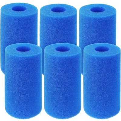 MOXIE Aougo – Lot De 6 Éponges Filtrantes Type A – Cartouche De Filtre De Piscine – Diamètre 20cm – Réutilisables Et Lavables – Pour Piscine Et Spa - Publicité MOXIE Aougo – Lot De 6 Éponges Filtrantes Type A – Cartouche De Filtre De Piscine – Diamètre 20cm – Réutilisables Et Lavables – Pour Piscine Et Spa - Publicité