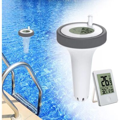 Bunthaus Thermomètre Intérieur Et Extérieur Flottant Sans Fil,piscine Thermomètre Flottant Jauge,thermomètre De Piscine Numérique Avec Écran Lcd Pour Bassin De Spa De Piscine Intérieure Extérieure 1je - Publicité Bunthaus Thermomètre Intérieur Et Extérieur Flottant Sans Fil,piscine Thermomètre Flottant Jauge,thermomètre De Piscine Numérique Avec Écran Lcd Pour Bassin De Spa De Piscine Intérieure Extérieure 1je - Publicité