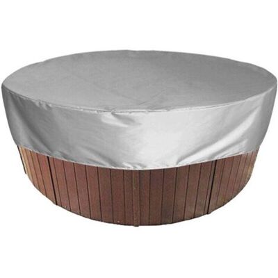 ABYSSE Couverture De Piscine Ronde Piscine Bche Solaire Pour Piscine,housse De Protection Spas Imerméable , 190t Pour Extérieur Spas Baignoire,——gris 210×30cm - Publicité ABYSSE Couverture De Piscine Ronde Piscine Bche Solaire Pour Piscine,housse De Protection Spas Imerméable , 190t Pour Extérieur Spas Baignoire,——gris 210×30cm - Publicité