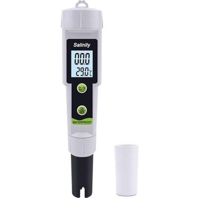 ABYSSE Testeur De Salinité 0-199.9 Ppt Testeur De Sel Pour Piscine Compteur De Sel De Piscine Testeur Salinité Piscine De Type Stylo Numérique Pour Les Tests De Salinité De L'Eau De Mer/de L'Eau Salée - Publicité ABYSSE Testeur De Salinité 0-199.9 Ppt Testeur De Sel Pour Piscine Compteur De Sel De Piscine Testeur Salinité Piscine De Type Stylo Numérique Pour Les Tests De Salinité De L'Eau De Mer/de L'Eau Salée - Publicité
