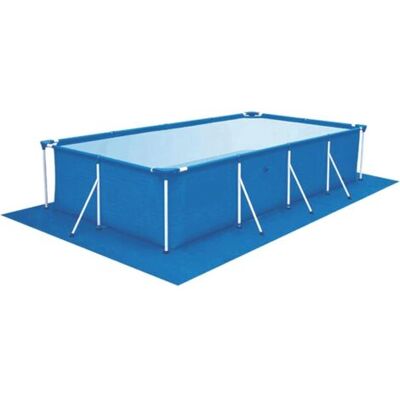 ABYSSE Bâche De Piscine Rectangulaire En Polyester Bleu 445 X 254 Cm Tapis Pliable Imperméable Pour Piscine Gonflable - Publicité ABYSSE Bâche De Piscine Rectangulaire En Polyester Bleu 445 X 254 Cm Tapis Pliable Imperméable Pour Piscine Gonflable - Publicité