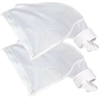ABYSSE Sac De Nettoyage De Piscine, Sac De Remplacement En Nylon Zippé Pour Pièces De Nettoyeur De Piscine Polaris 280 Et 480 (lot De 2) - Publicité ABYSSE Sac De Nettoyage De Piscine, Sac De Remplacement En Nylon Zippé Pour Pièces De Nettoyeur De Piscine Polaris 280 Et 480 (lot De 2) - Publicité