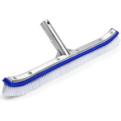 MOXIE Piscine Tête De Brosse Piscine Tête De Brosse Premium 18 Pouces En Aluminium Brosse De Nettoyage Pour Piscine, Spa, Baignoires, Murs, Carrelage, Planchers - Publicité MOXIE Piscine Tête De Brosse Piscine Tête De Brosse Premium 18 Pouces En Aluminium Brosse De Nettoyage Pour Piscine, Spa, Baignoires, Murs, Carrelage, Planchers - Publicité