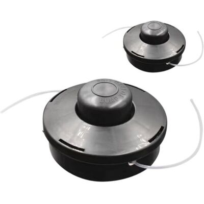 ABYSSE Lot De 2 Têtes De Rechange Universelles Pour Débroussailleuse À Essence À Double Ligne M10 X 1,25 (noir) - Publicité ABYSSE Lot De 2 Têtes De Rechange Universelles Pour Débroussailleuse À Essence À Double Ligne M10 X 1,25 (noir) - Publicité