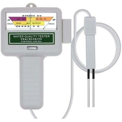 OEM Testeur De Qualité De L'Eau, Moniteur Numérique Portable, Testeur De Qualité De L'Eau Ph Analysant Le Kit De Test De Piscine De Chlore (blanc) - Publicité OEM Testeur De Qualité De L'Eau, Moniteur Numérique Portable, Testeur De Qualité De L'Eau Ph Analysant Le Kit De Test De Piscine De Chlore (blanc) - Publicité