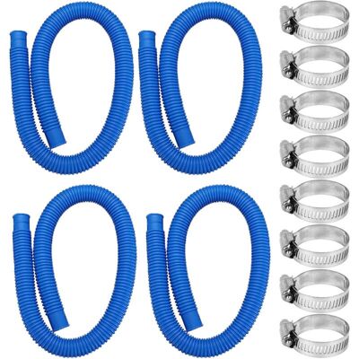 RICEEL Tuyau De Remplacement Pour Pompe De Piscine, Tuyau De Filtre À Sable De Vidange De Piscine, Ensemble De Tuyaux De Raccordement Pour Filtre À Sable (bleu) - Publicité RICEEL Tuyau De Remplacement Pour Pompe De Piscine, Tuyau De Filtre À Sable De Vidange De Piscine, Ensemble De Tuyaux De Raccordement Pour Filtre À Sable (bleu) - Publicité