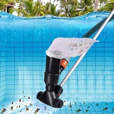 URSUS Aspirateur De Piscine Portable Pour Piscines Hors Sol, Spa Fontaine Jacuzzi Aspirateur Sous Marin Noir Avec Tête D'Aspiration À Feuilles Et Manche À 5 Sections Noir - Publicité URSUS Aspirateur De Piscine Portable Pour Piscines Hors Sol, Spa Fontaine Jacuzzi Aspirateur Sous Marin Noir Avec Tête D'Aspiration À Feuilles Et Manche À 5 Sections Noir - Publicité