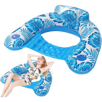Vision Chaise Flottante De Piscine Gonflable – Flotteurs De Piscine Flottant Pour Piscine D'Eau Avec Porte-gobelet, Jouet De Piscine, Fête Flottante Pour Adultes - Publicité Vision Chaise Flottante De Piscine Gonflable – Flotteurs De Piscine Flottant Pour Piscine D'Eau Avec Porte-gobelet, Jouet De Piscine, Fête Flottante Pour Adultes - Publicité