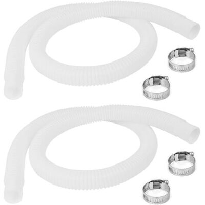 ABYSSE Tuyau D'Aspiration Pour Pompe De Piscine – Diamètre 1,25' – Longueur 59' – Lot De 2 – Pinces En Laiton Incluses – Résistance À La Traction Supérieure - Publicité ABYSSE Tuyau D'Aspiration Pour Pompe De Piscine – Diamètre 1,25' – Longueur 59' – Lot De 2 – Pinces En Laiton Incluses – Résistance À La Traction Supérieure - Publicité