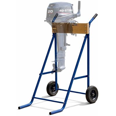 Relaxdays Support Pour Moteur Hors-bord, Transport & Stockage, Arbre Long Jusqu'à 100 Kg, Support En Acier, Bleu - Publicité Relaxdays Support Pour Moteur Hors-bord, Transport & Stockage, Arbre Long Jusqu'à 100 Kg, Support En Acier, Bleu - Publicité