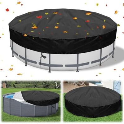 Barkbustersbâche 4 Saisons Pour Piscine Hors Sol, Bâche Protection Pour Piscine, Couverture De Extérieur Ronde Spa Baignoire Idéale Pour Garder Votre Piscine Propre (φ210h 30cm Noir) - Publicité Barkbustersbâche 4 Saisons Pour Piscine Hors Sol, Bâche Protection Pour Piscine, Couverture De Extérieur Ronde Spa Baignoire Idéale Pour Garder Votre Piscine Propre (φ210h 30cm Noir) - Publicité