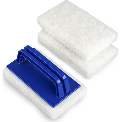Vision Brosse De Piscine En Éponge 3 Pièces Pour Le Nettoyage Des Piscines Et Des Spas - Publicité Vision Brosse De Piscine En Éponge 3 Pièces Pour Le Nettoyage Des Piscines Et Des Spas - Publicité