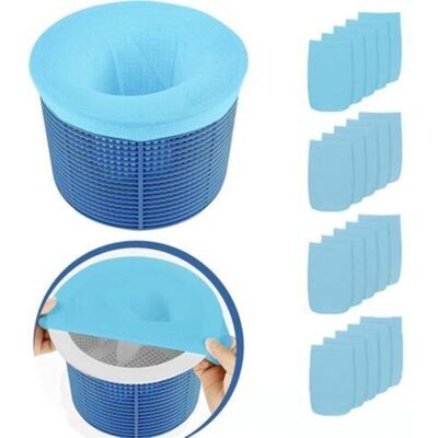 URSUS 20 Pièces Chaussettes De Skimmer De Piscine Réutilisable Et Super Élastique Pour Panier De Pompe Piscine Spa - Publicité URSUS 20 Pièces Chaussettes De Skimmer De Piscine Réutilisable Et Super Élastique Pour Panier De Pompe Piscine Spa - Publicité